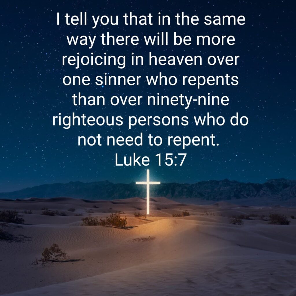 Luke 15:7 NIV